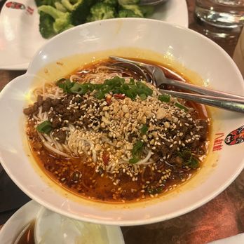 Chiho Bistro - Dan Dan Kurobuta Pork Chili Oil Noodles (contains peanuts) - Noodles Near Me - Seattle, Washington Chiho Bistro - Dan Dan Kurobuta Pork Chili Oil Noodles (contains peanuts) - Noodles Near Me - Seattle, Washington