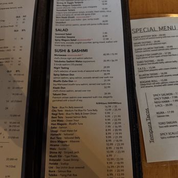 Ginza Sushi & Sake - Menu - Sushi Bars Near Me - San Francisco, California