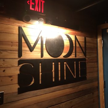 Moon Shine - Love the logo in iron - Cocktail Bars Near Me - Birmingham, Alabama
