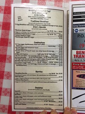 Menu photo 3 Gray's Cafe Ault, CO