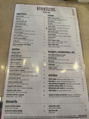 Menu photo 2 Greenstreet Cafe Miami, FL Menu photo 2 Greenstreet Cafe Miami, FL