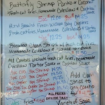 Linda's Fish and Chips - Menu - Fish & Chips Near Me - South Bend, Washington