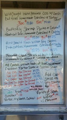 Menu photo 2 Linda's Fish and Chips South Bend, WA