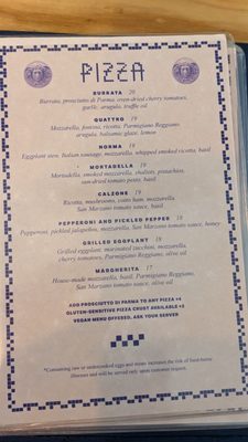 Menu photo 2 Bar Corallini Madison, WI