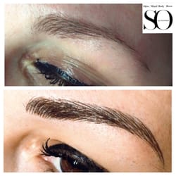 SO Spa Boutique - We love brows shaping and Stroke is key..... cosmetic tattooing with microblade technique.