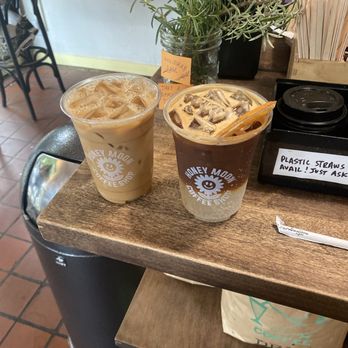 Honey Moon Coffee Shop - Iced vanilla latte and espresso tonic - Coffee & Tea Near Me - Ridgewood, New York Honey Moon Coffee Shop - Iced vanilla latte and espresso tonic - Coffee & Tea Near Me - Ridgewood, New York