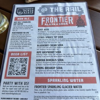 The Rail - Alaska Sodas & Non Alcoholic Beverages! - Breweries Near Me - Anchorage, Alaska