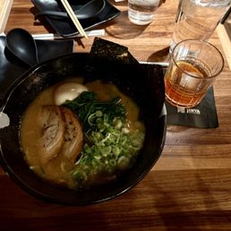 Original ramen and smoked old fashioned