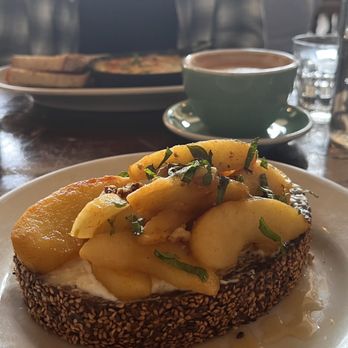 Oddfellows Cafe & Bar - Whipped feta & Apple Toast - Breakfast & Brunch Near Me - Seattle, Washington