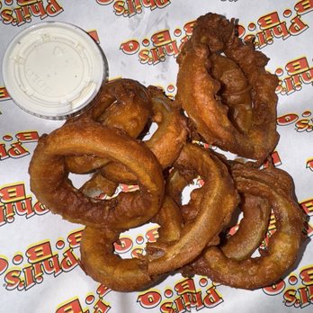 Phil's BBQ - Colossal Onion Rings (Large) - Barbeque Near Me - San Diego, California Phil's BBQ - Colossal Onion Rings (Large) - Barbeque Near Me - San Diego, California