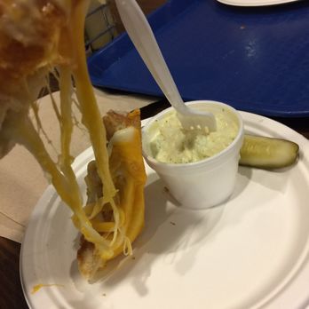 Mars Cheese Castle - Cheesiest Grilled Cheese with Potato Salad - Bakeries Near Me - Kenosha, Wisconsin Mars Cheese Castle - Cheesiest Grilled Cheese with Potato Salad - Bakeries Near Me - Kenosha, Wisconsin