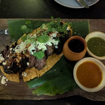 Ka'teen - short rib on a corn huarache - Mexican Near Me - Los Angeles, California Ka'teen - short rib on a corn huarache - Mexican Near Me - Los Angeles, California
