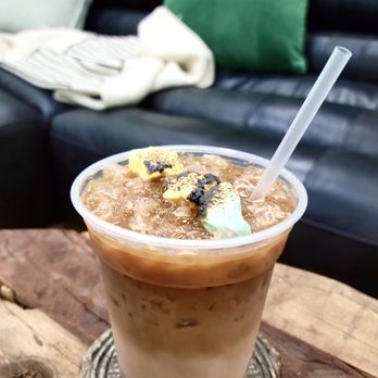 Qreate Coffee + Studio - Extended Warranty- toasted S'mores latte - Coffee & Tea Near Me - Orlando, Florida Qreate Coffee + Studio - Extended Warranty- toasted S'mores latte - Coffee & Tea Near Me - Orlando, Florida
