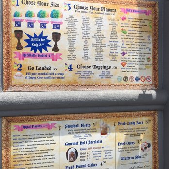 The Snow Castle - Menu - Shaved Ice Near Me - Greenville, South Carolina The Snow Castle - Menu - Shaved Ice Near Me - Greenville, South Carolina