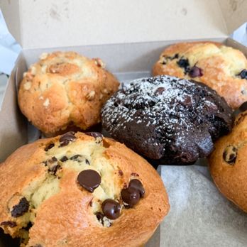 Bavarian Bakery & Deli - Chocolate Chip Muffin Chocolate Muffin Blueberry Muffin and banana nut muffin - Bakeries Near Me - Dover, Delaware Bavarian Bakery & Deli - Chocolate Chip Muffin Chocolate Muffin Blueberry Muffin and banana nut muffin - Bakeries Near Me - Dover, Delaware