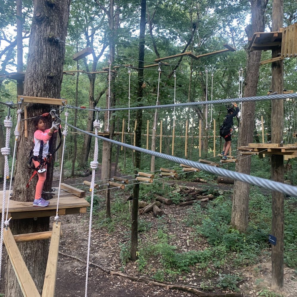 Boundless Adventures - Ready for the zip line! - Challenge Courses Near Me - Bristol, Wisconsin