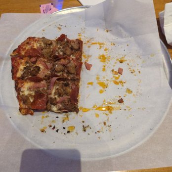 Treehouse Pub & Eatery - What's left of my pizza, haha. - Pizza Near Me - Bettendorf, Iowa