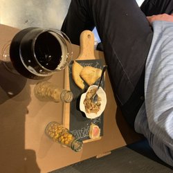 Burgus - Yummy snack tray with corn nuts!!