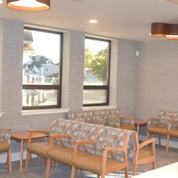 Negrey Eye Associates - Waiting room to accommodate social distancing.