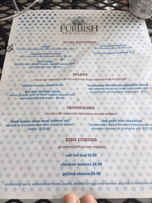 Menu photo 8 The Furbish House Brewhouse & Eats Rangeley, ME Menu photo 8 The Furbish House Brewhouse & Eats Rangeley, ME