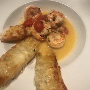 Ocean Prime - SHRIMP SAUTÉ gfm Tabasco Cream Sauce. Shrimp was over cooked but the cheesy bread was amazing. - Seafood Near Me - Washington, DC, District of Columbia