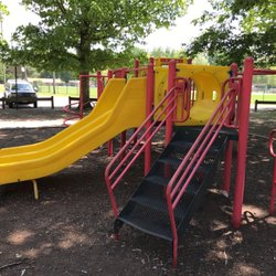 Lee Memorial Park - Playground equipment for little kids.