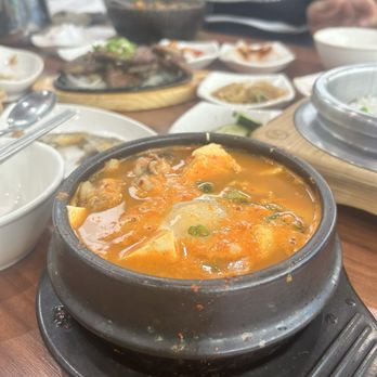 Cho Dang Village - Seafood tofu soup - Korean Near Me - Plano, Texas Cho Dang Village - Seafood tofu soup - Korean Near Me - Plano, Texas