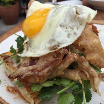The Table - Soft shell crab Benedict - New American Near Me - San Jose, California