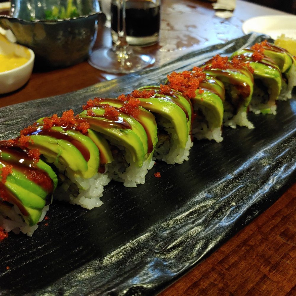 Mika French Sushi - Dragon Roll - Solid favorite - Japanese Near Me - Sugar Hill, Georgia Mika French Sushi - Dragon Roll - Solid favorite - Japanese Near Me - Sugar Hill, Georgia