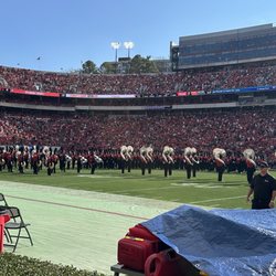 Sanford Stadium - Field level