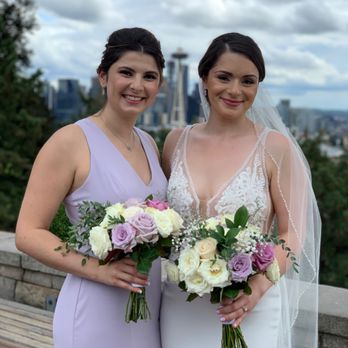Shine Event Design - Bridesmaid flowers matching our lilac, plum, ivory theme - Floral Designers Near Me Shine Event Design - Bridesmaid flowers matching our lilac, plum, ivory theme - Floral Designers Near Me