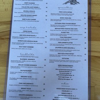 Mar Vista Dockside Restaurant & Pub - Seafood Near Me - Longboat Key, Florida