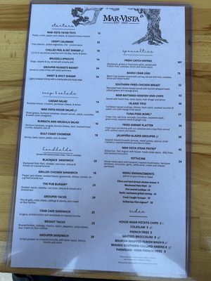 Menu photo 2 Mar Vista Dockside Restaurant & Pub Longboat Key, FL