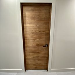 New walnut doors