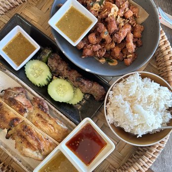 Nok’s Kitchen - #3 - Chicken Thigh Skewer Combo, Ribeye Skewer A La Carte, Crispy Pork Belly - Laotian Near Me - Westminster, California Nok’s Kitchen - #3 - Chicken Thigh Skewer Combo, Ribeye Skewer A La Carte, Crispy Pork Belly - Laotian Near Me - Westminster, California