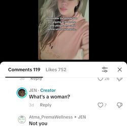 Atma Prema Yoga Studio - The business owners comment on my video. Claiming I'm not a woman. I'm DEEPLY OFFENDED. I have 5 daughters,1 son,3 grandsons, and 1 granddau