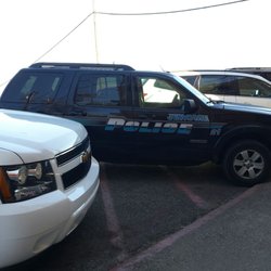 Jerome Police Dept - Jerome Police vehicle in front of the police station