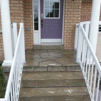 Zander Property Services - a purple door and steps leading to a house - Snow Removal Near Me - Brown Hill, Ontario Zander Property Services - a purple door and steps leading to a house - Snow Removal Near Me - Brown Hill, Ontario