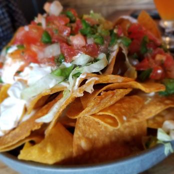 Tavern in The Square - Nachos - all the 'stuff' is on the top only - Breakfast & Brunch Near Me - East Greenwich, Rhode Island Tavern in The Square - Nachos - all the 'stuff' is on the top only - Breakfast & Brunch Near Me - East Greenwich, Rhode Island