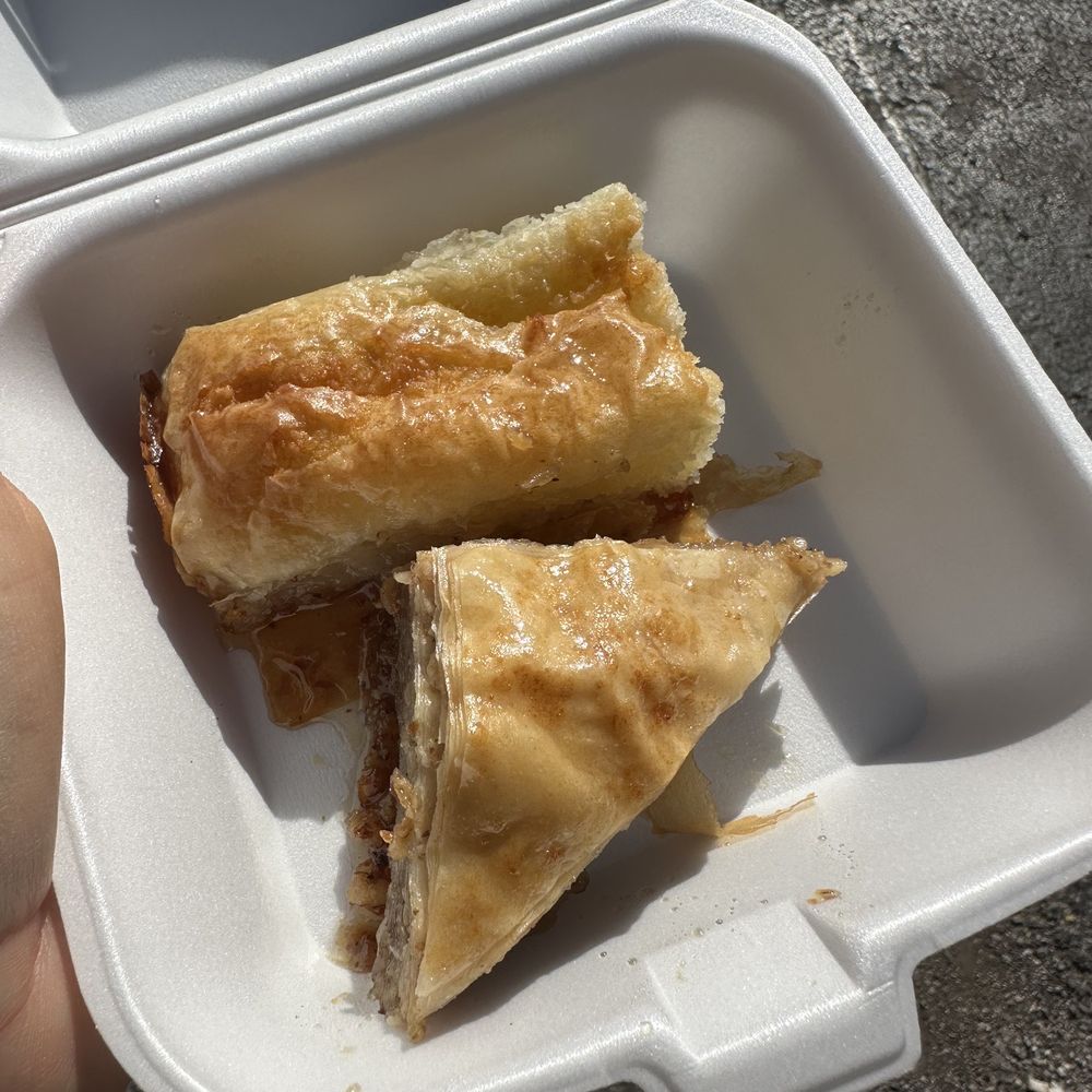 Baklava and coconut baklava Baklava and coconut baklava