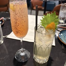 Zero-proof drinks: petal pleaser -- jasmine spiritz Zero-proof drinks: petal pleaser -- jasmine spiritz