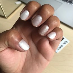 Not the cleanest gel manicure I've gotten - but it's the cheapest place in the neighborhood. Not the cleanest gel manicure I've gotten - but it's the cheapest place in the neighborhood.