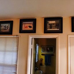 Five framing jobs, which Gonzalez Framing just completed for me