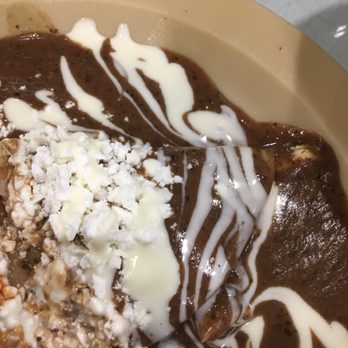 La Casa de Toño - Enfrijolada. I know my pics could be better but the food smelled so good we dug in before the pic - Mexican Near Me - México, D.F., DIF