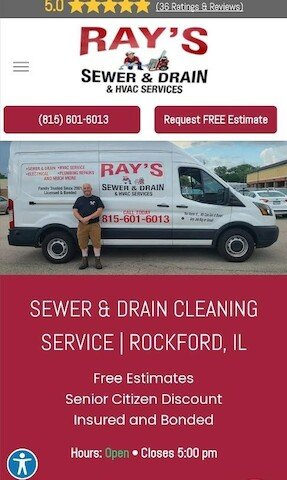 Slide of Ray's Sewer & Drain/ HVAC Services