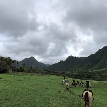 Kualoa Ranch - Main view with the help of the horseback riding! - Tours Near Me - Kaneohe, Hawaii Kualoa Ranch - Main view with the help of the horseback riding! - Tours Near Me - Kaneohe, Hawaii
