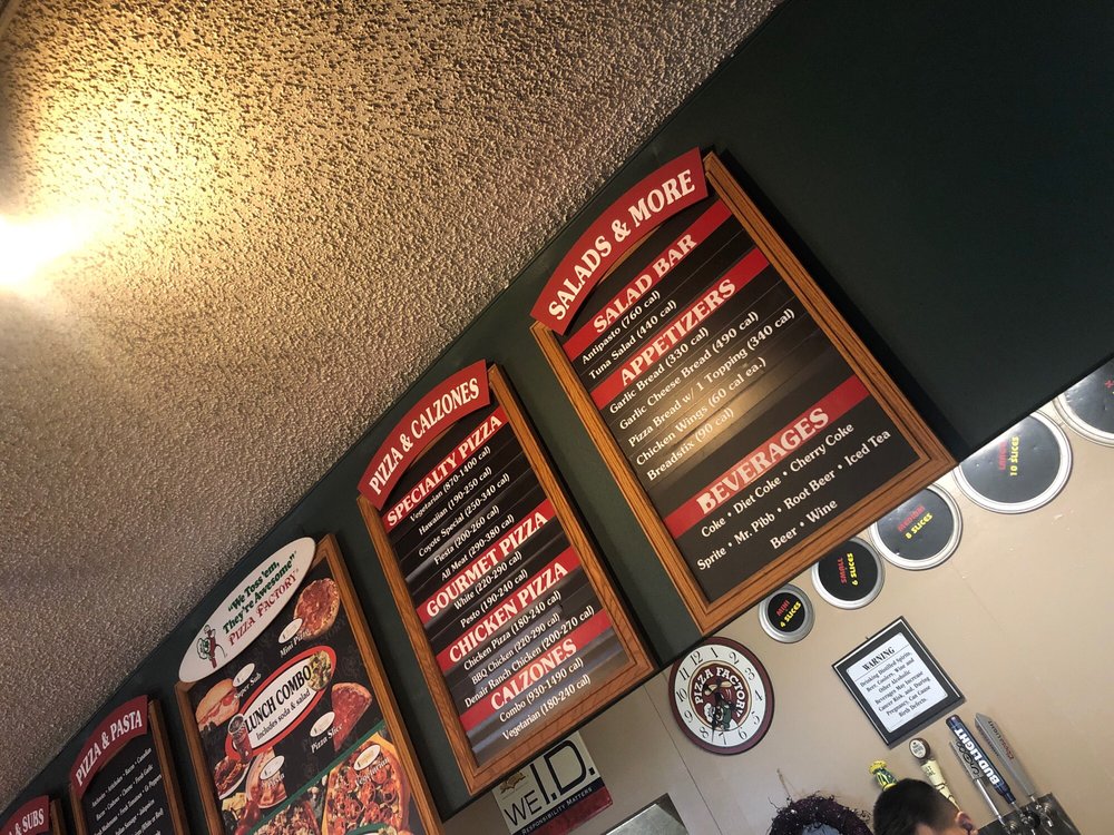 PIZZA FACTORY 50 Photos & 29 Reviews 4326 Main St, Denair