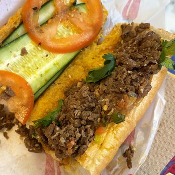 Queen CàPhê - Beef Bahn Mi - Tomato? interesting.  No jalapeno - mysterious. - Bubble Tea Near Me - Seattle, Washington