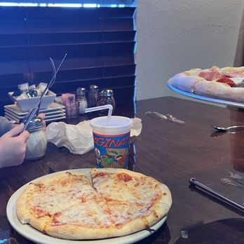 Casa Pasta - Kids cheese pizza and a large meat lovers - Italian Near Me - Helotes, Texas