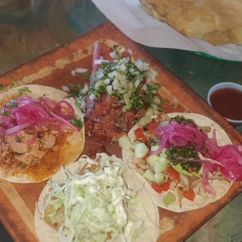 La Santisima - Chicago Suadero with chicken, Azteca Tinga Chicken, Cabo Tiger Shrimp, La Santisima Specialty Steak - Mexican Near Me - Phoenix, Arizona